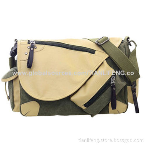 Canvas Messenger Bag, Fashionable Design